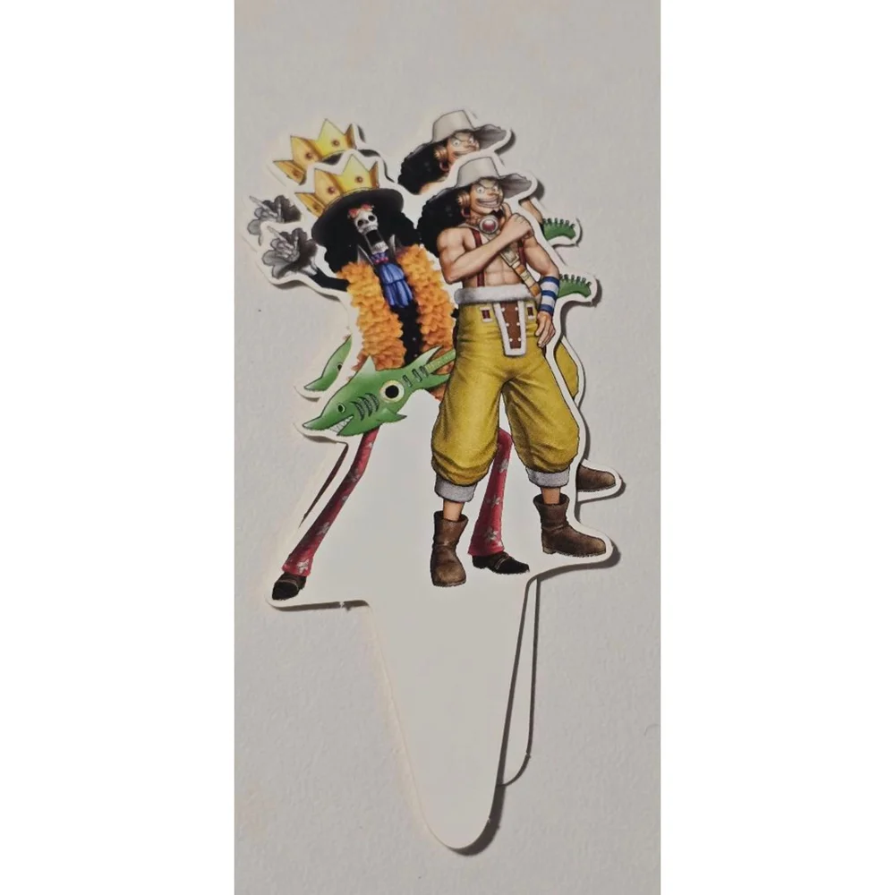 One‎ Piece Anime Cupcake Toppers, Multicolored